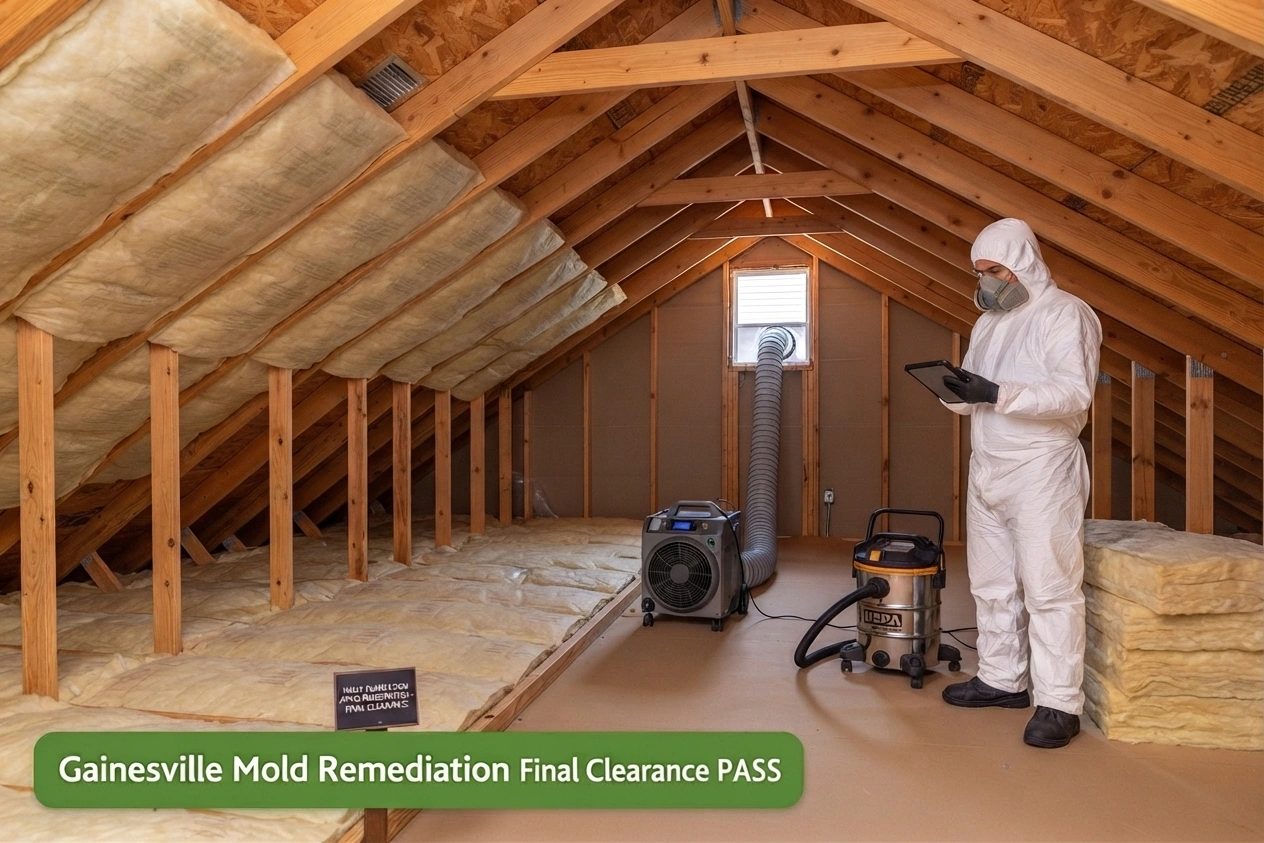 Attic Mold Remediation Near Haile Plantation