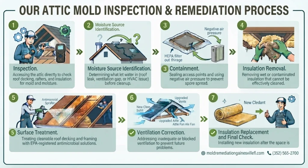 Attic Mold Removal Gainesville